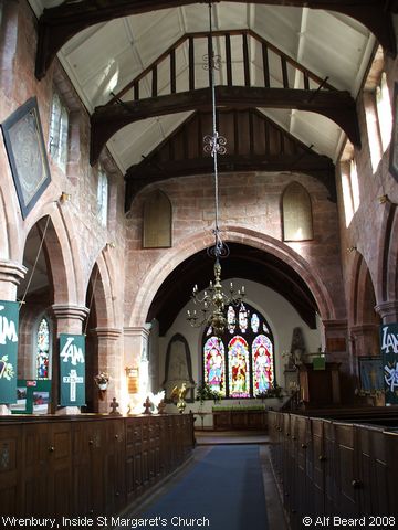 Recent Photograph of Inside St Margaret's Church (Wrenbury)