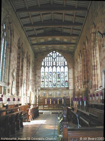 Recent Photograph of Inside St Oswald's Church (Ashbourne)