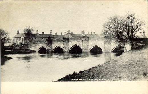 Old Postcard of The Bridge (Bakewell)