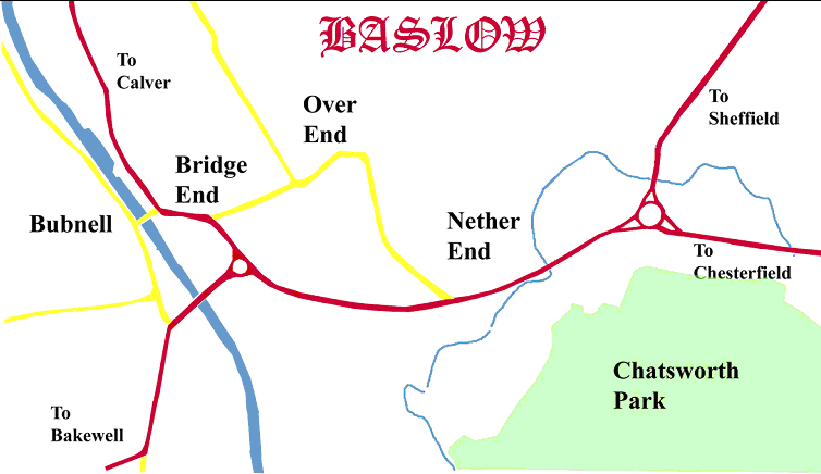 Map of Baslow