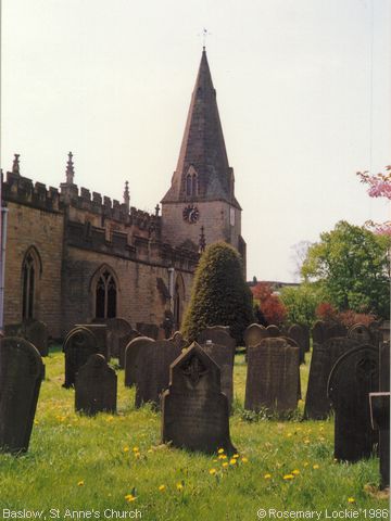 Recent Photograph of St Anne's Church (1986) (Baslow)