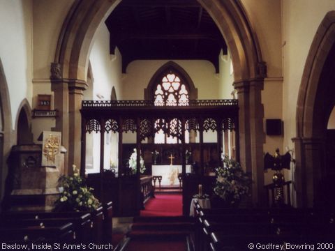 Recent Photograph of Inside St Anne's Church (Baslow)