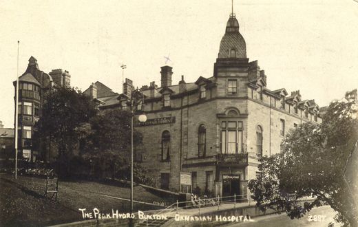 Old Postcard of The Peak Hydro (Buxton)