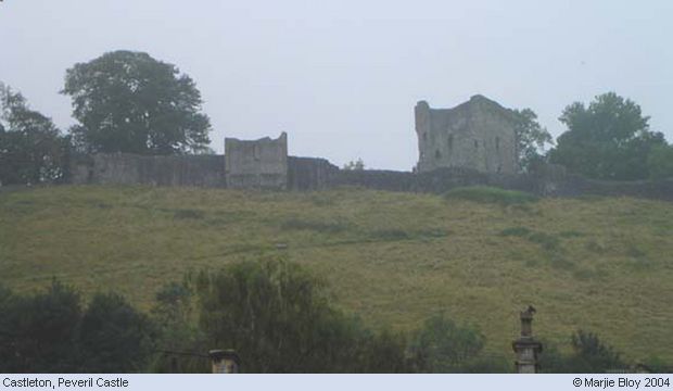 Recent Photograph of Peveril Castle (2004) (Castleton)
