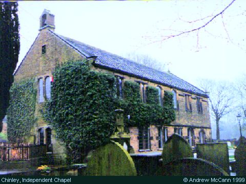 Recent Photograph of Chinley Independent Chapel (1999) (Chinley)