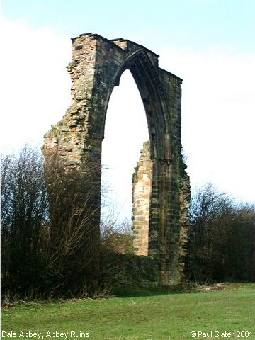 Recent Photograph of Abbey Ruins (Dale Abbey)