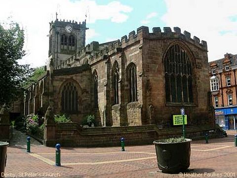 Recent Photograph of St Peter's Church (Derby)