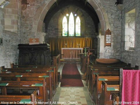 Recent Photograph of Inside St Michael & All Angels Church (Alsop en le Dale)
