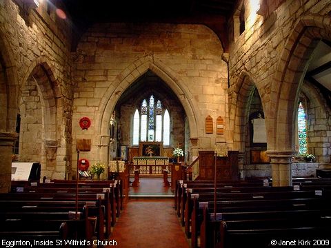 Recent Photograph of Inside St Wilfrid's Church (Egginton)