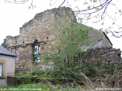 Recent Photograph of Remains of Bradshaw Hall (Eyam)