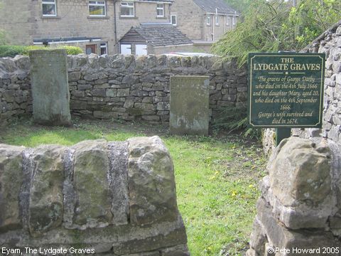 Recent Photograph of The Lydgate Graves (Eyam)