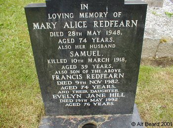 REDFEARN, Mary Alice 1948