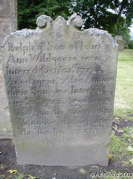 WILDGOOSE, Ralph + John/Ann 1752