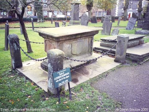 Recent Photograph of Catherine Mompesson's Tomb (Eyam)