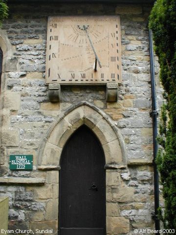 Recent Photograph of The Sundial (Eyam)
