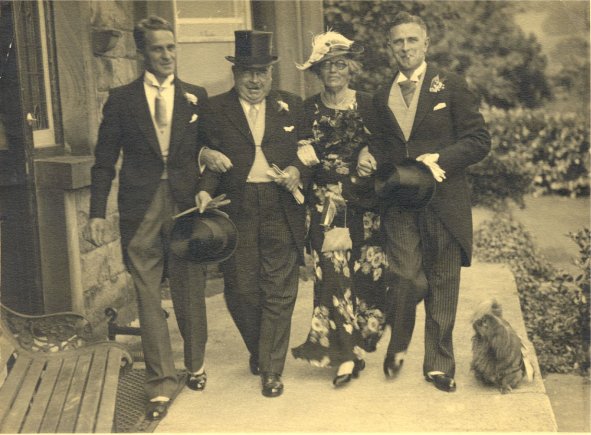 Old Photograph of Uncle Joe Ridgeway's Wedding (Eyam)