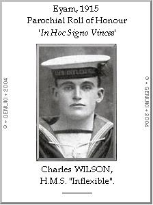 Charles WILSON, H.M.S. 'Inflexible'