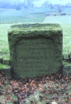 Photograph of William Wood's Murder Stone