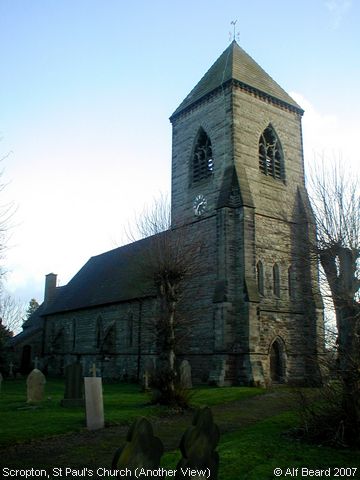 Recent Photograph of St Paul's Church (Another View) (Scropton)