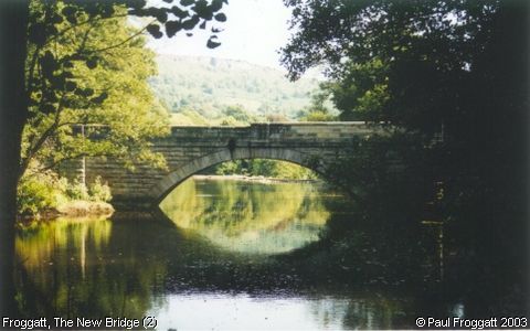 Recent Photograph of The New Bridge (2) (Froggatt)