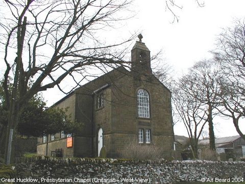 Recent Photograph of Presbyterian/Unitarian Chapel (West View) (Great Hucklow)