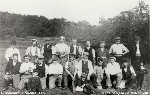 Old Photograph of A Cricket Team (Grindleford)