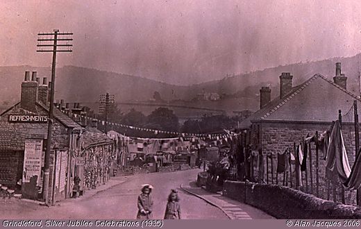 Old Photograph of Silver Jubilee Celebrations (1935) (Grindleford)