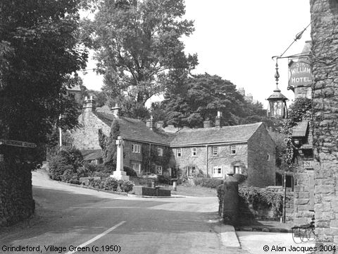 Recent Photograph of Village Green (c.1950) (Grindleford)