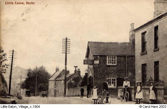 Old Postcard of The Village (c.1904) (Little Eaton)