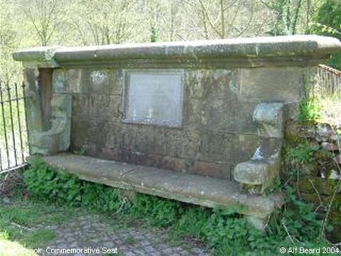 Recent Photograph of Commemorative Seat at Cressbrook (Cressbrook)