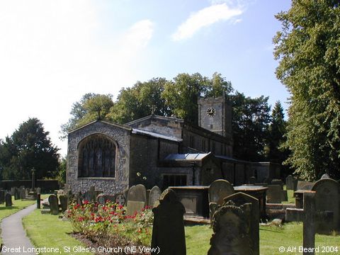 Recent Photograph of St Giles's Church (NE View) (Great Longstone)