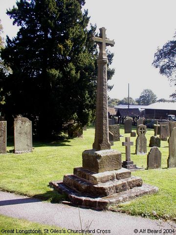 Recent Photograph of St Giles's Churchyard Cross (Great Longstone)