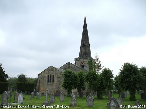 Recent Photograph of St Mary's Church (NE View) (Marston on Dove)