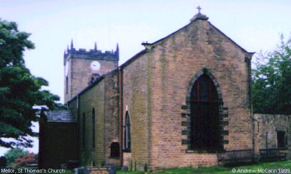 Recent Photograph of St Thomas's Church (1999) (Mellor)
