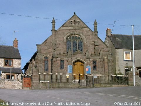 Recent Photograph of Mount Zion Primitive Methodist Chapel (Middleton by Wirksworth)