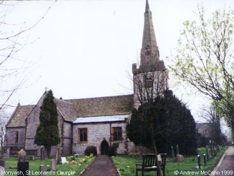 Recent Photograph of St Leonard's Church (1999) (Monyash)