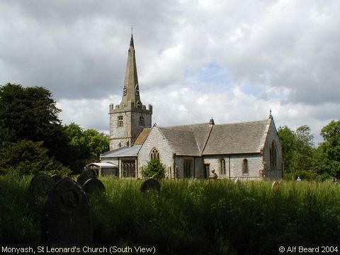 Recent Photograph of St Leonard's Church (South View) (Monyash)