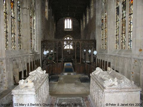 Recent Photograph of St Mary & St Barlok's Church (Fitzherbert Tombs) (Norbury)