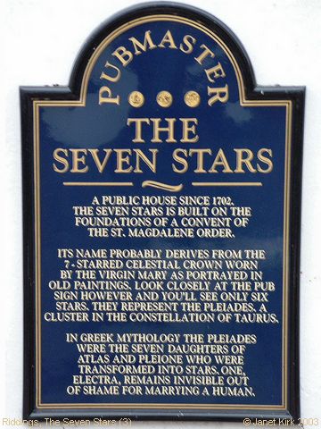 Recent Photograph of The Seven Stars (3) (Riddings)