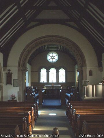 Recent Photograph of Inside St Katherine's Church (2) (Rowsley)