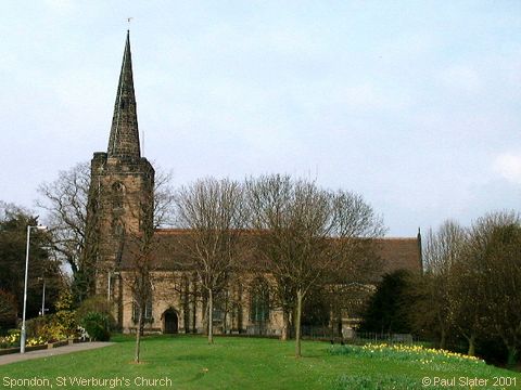 Recent Photograph of St Werburgh's Church (Spondon)