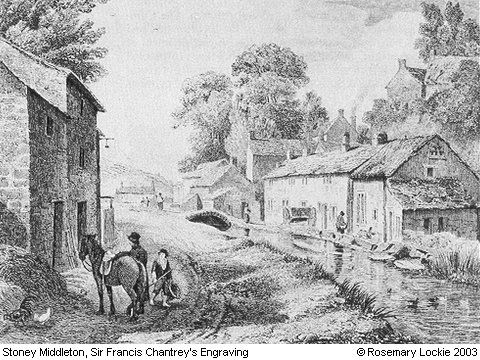 Black and White Engraving of ‘The Dale’ (360x480) by Francis Chantrey (Stoney Middleton)