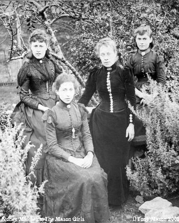 Old Photograph of The Mason Girls (Stoney Middleton)