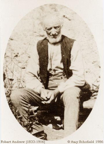 Old Photograph of Robert Andrew (1833-1906) (Stoney Middleton)