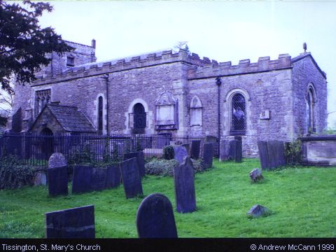 Recent Photograph of St Mary's Church (1999) (Tissington)