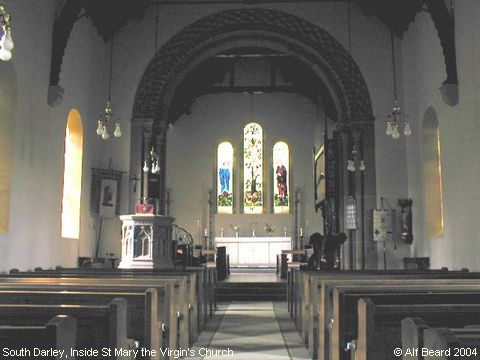 Recent Photograph of Inside St Mary the Virgin's Church (South Darley)