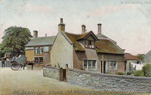 Old Postcard of Old Revolution House (Whittington)