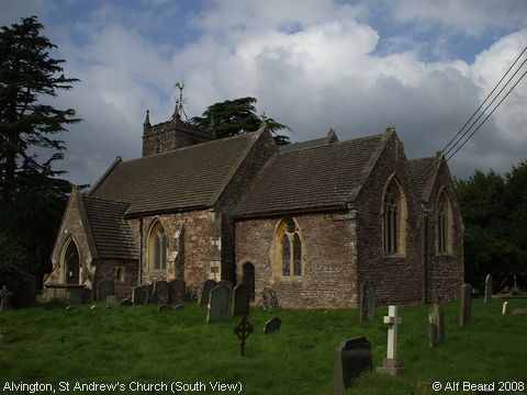 Recent Photograph of St Andrew's Church (South View) (Alvington)