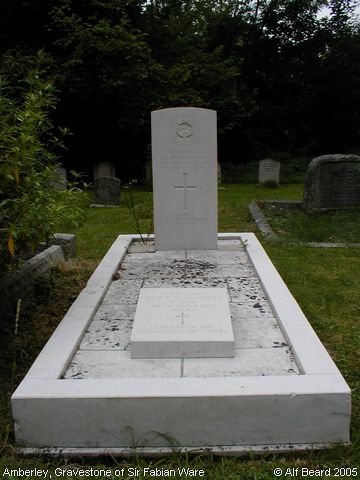 Recent Photograph of Gravestone of Major General Sir Fabian Ware (Amberley)