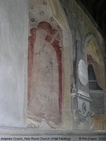 Recent Photograph of Holy Rood Church (Wall Painting) (Ampney Crucis)